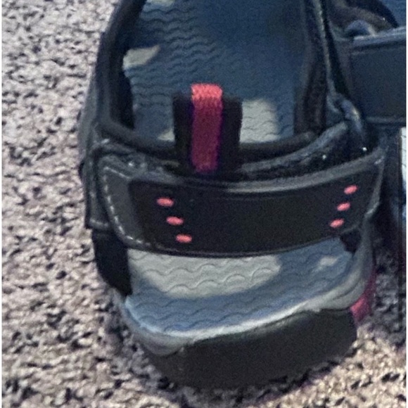 Eddie Bauer Tommy Sport Sandals Gray Men's 12 Water Leather 👠 - Picture 3 of 5